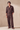 Brown Linen Cord Set - H Logo Humayunalamgir
