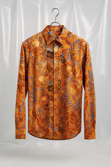 Tropical Ember Floral Shirt Humayunalamgir