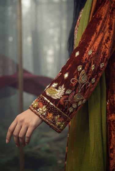 BURNT RUST KAFTAN