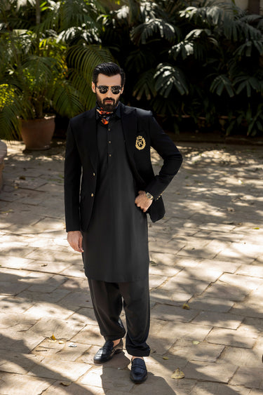 Black Blazer Jacket Humayun Alamgir