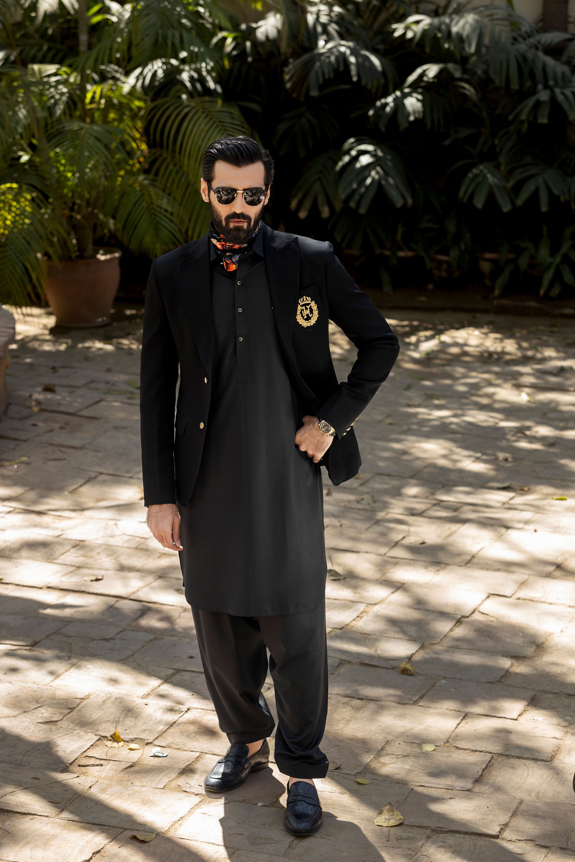 Black Blazer Jacket Humayun Alamgir
