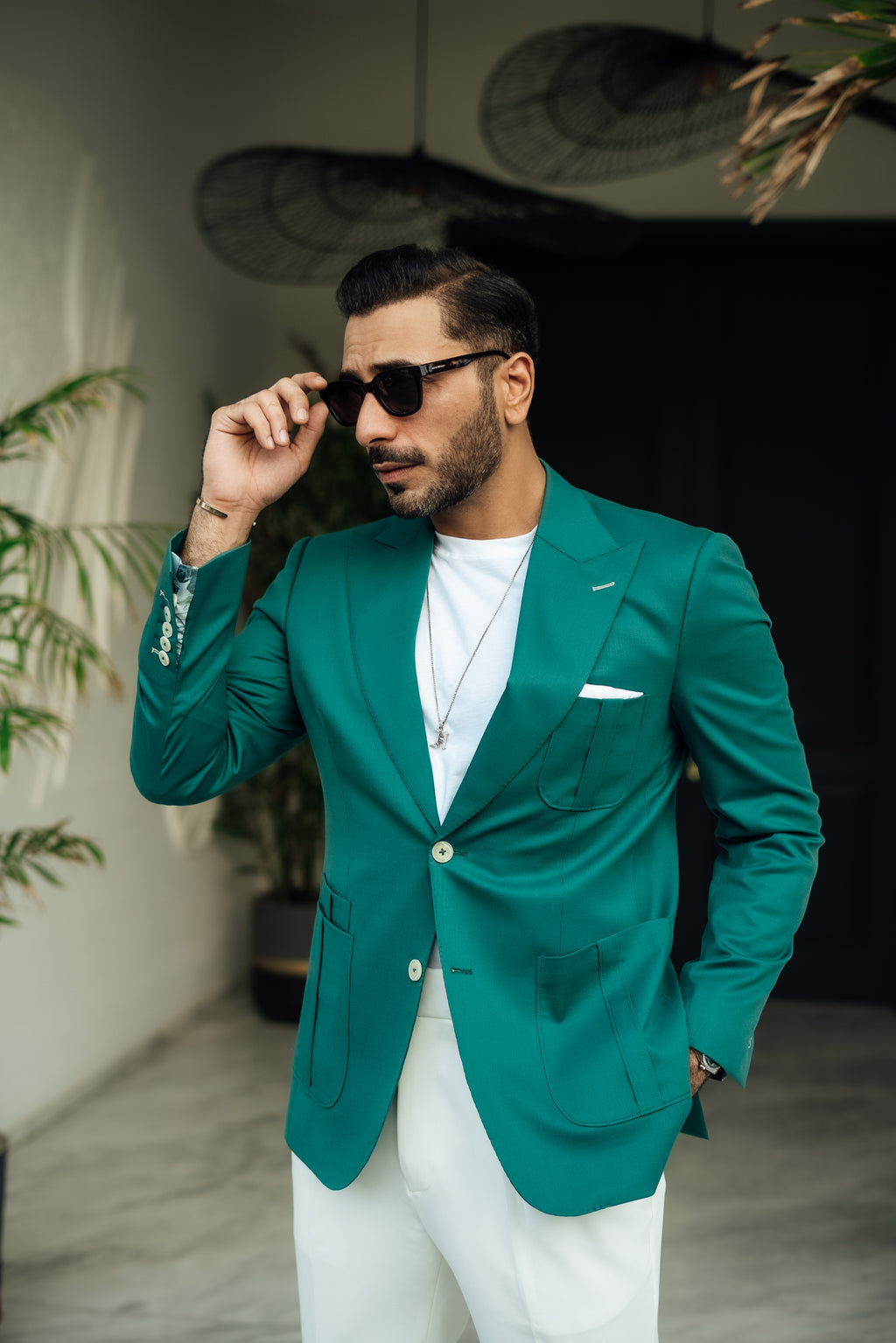 Green Blazer Humayunalamgir