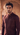 MAROON SELF VELVET WAIST COAT