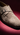 Taupe Suede texture Monk Strap Shoes Humayun Alamgir
