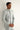 GREY SELF EMBOSSED PRINCE SUIT Humayunalamgir