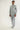 GREY SELF EMBOSSED PRINCE SUIT Humayunalamgir