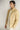 BEIGE SELF EMBOSSED FRONT OPEN PRINCE COAT Humayunalamgir