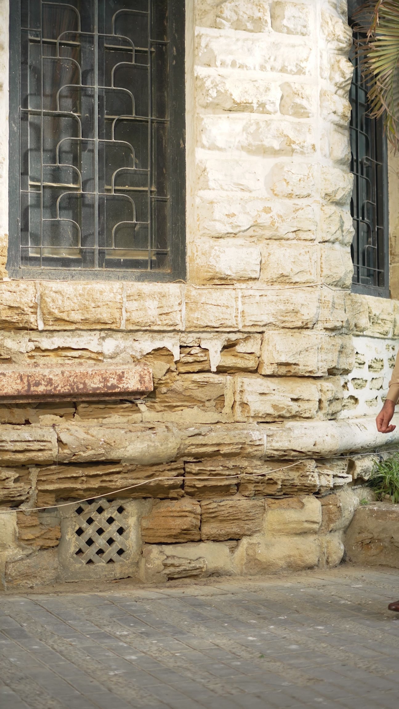 Blue Double Breasted Checkered jacket Humayun Alamgir