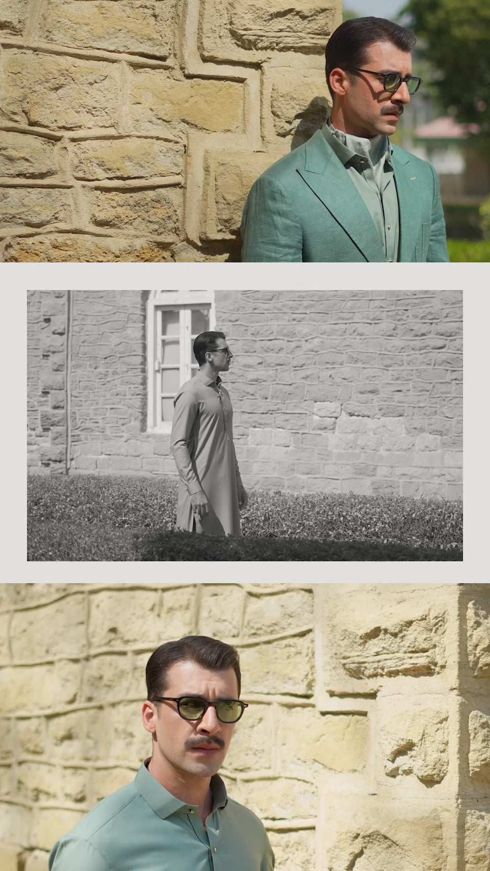 MINT GREEN BOSKY SHALWAR KAMEEZ Humayunalamgir