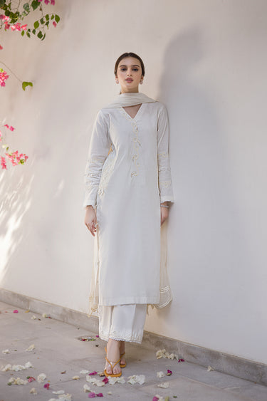 Off White Humayun Alamgir XS 3 Piece