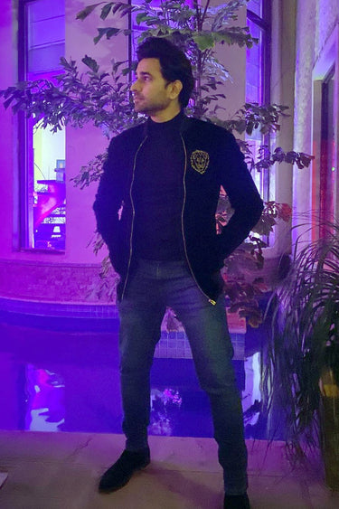 Black Velvet Jacket humyaunalamgir