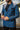 Navy Blue Checkered Blazer HumayunAlamgir