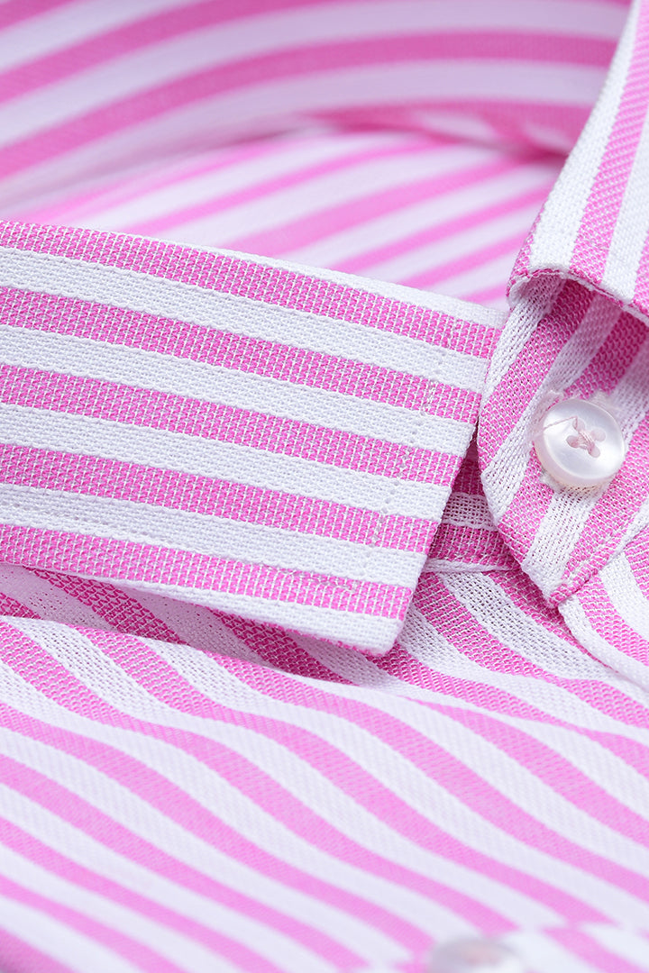 Light Pink Striped Shirt