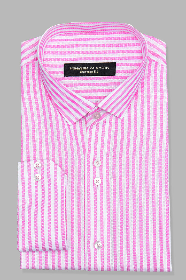 Light Pink Striped Shirt
