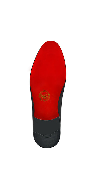 Black Leather Semi Formal Moccasin Shoes humyaunalamgir