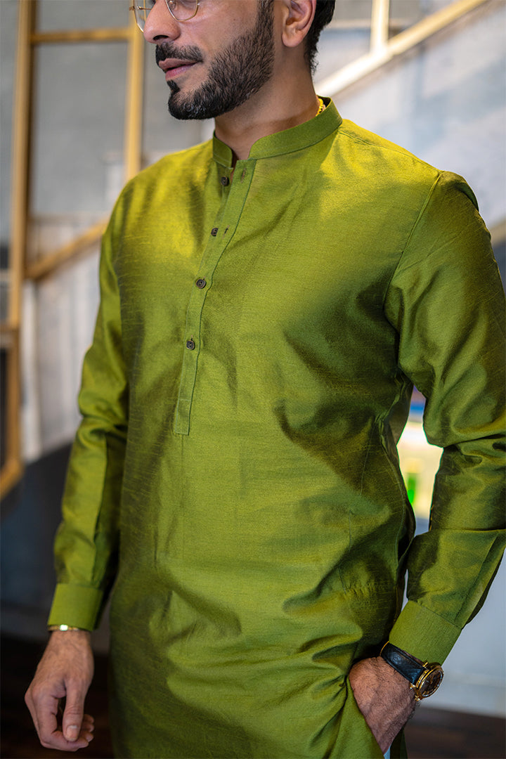 Greenish Kurta Pajama HumayunAlamgir
