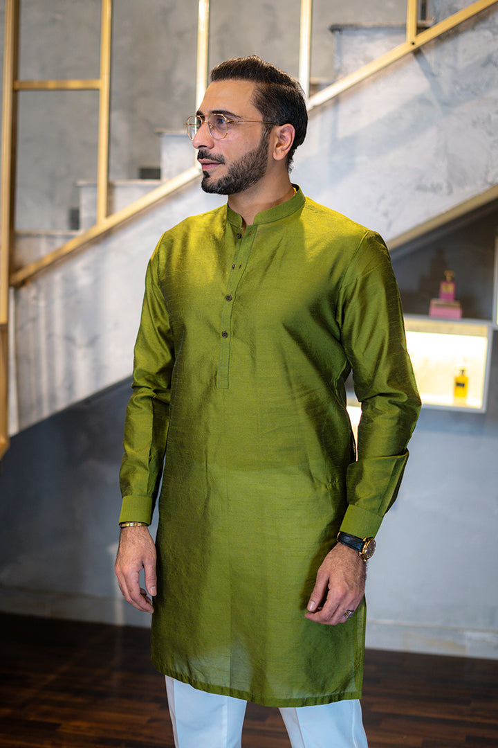 Greenish Kurta Pajama HumayunAlamgir
