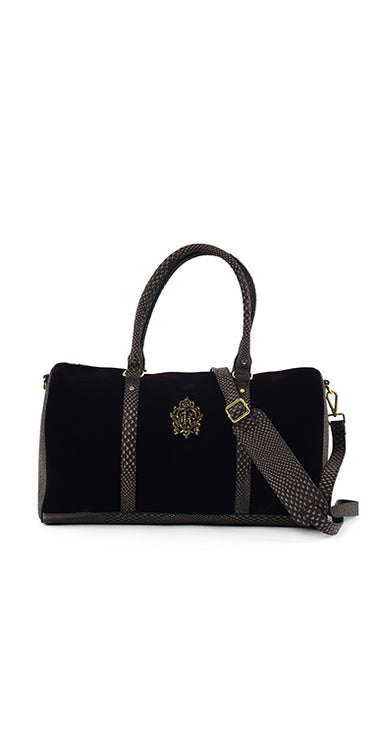 COW LEATHER WITH OSTRICH PRINT Bag humyaunalamgir