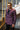 Dark Purple Checkered Blazer HumayunAlamgir S