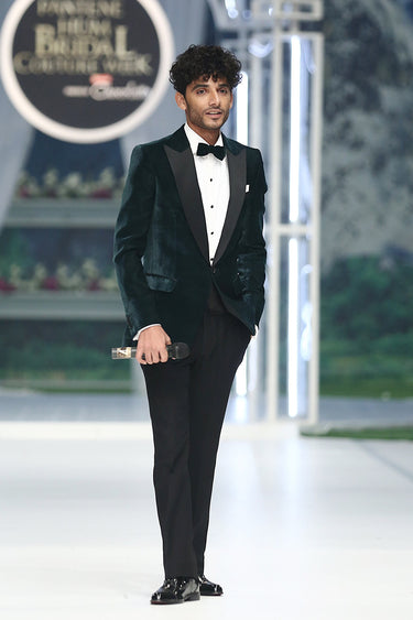 EMERALD GREEN VELVET TUX