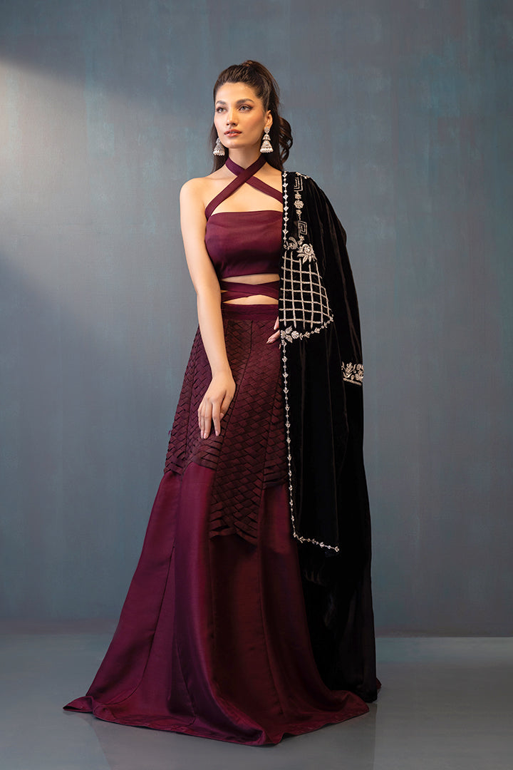 Velours noir cape