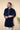 Navy Blue Velvet Kurta Pajama Basar HumayunAlamgir