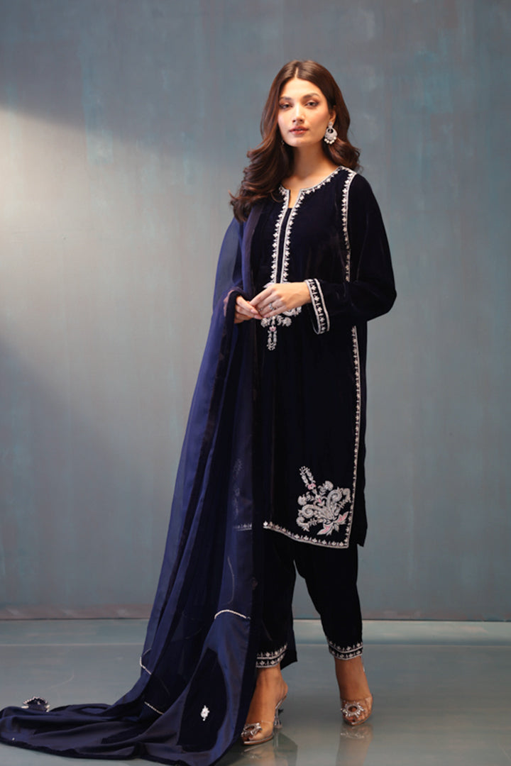 Bleu fonce humyaunalamgir XS