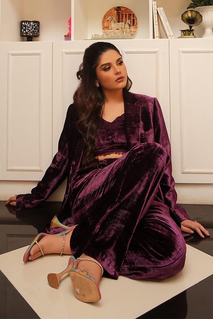 Velvet On Velvet Suit Clothing humyaunalamgir