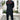 Black Stretchble Cotton Kurta Pajama Humayun Alamgir S