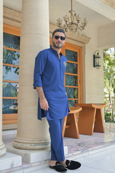 Teal Blue Kurta Pajama