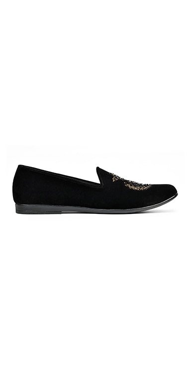 Black Out Velvet Pumps Shoes humyaunalamgir