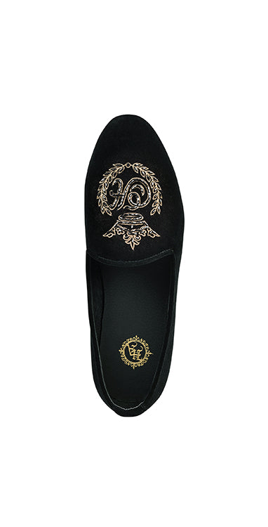 Black Out Velvet Pumps Shoes humyaunalamgir