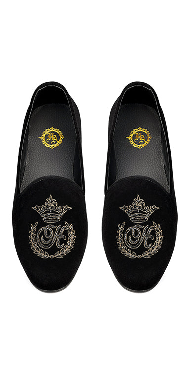 Black Out Velvet Pumps Shoes humyaunalamgir