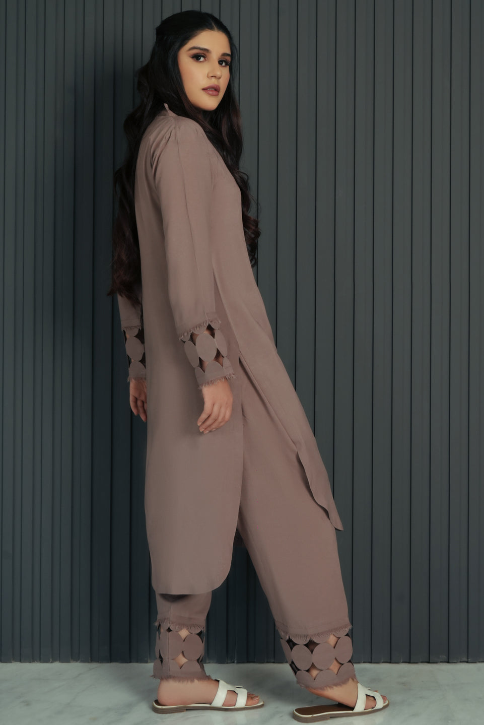 Solid Beige HumayunAlamgir XS