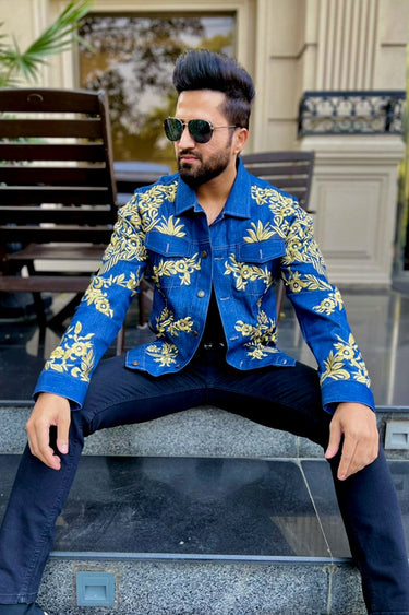 Embroidered Denim Jacket.